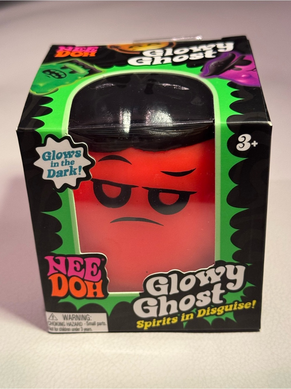 Needoh Glowy Ghost Halloween Squishy Fidget Glow in the Dark NEW SHIPS TODAY! - Picture 3 of 9